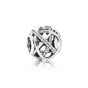 Pandora Silver Sparkling Galaxy Charm