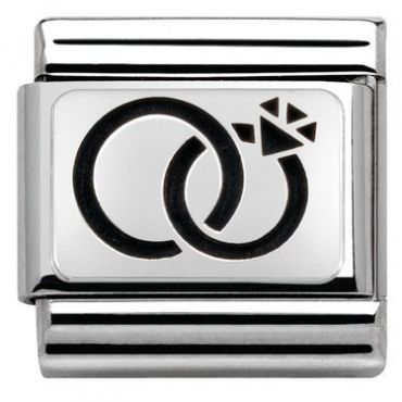 Nomination Silvershine Wedding Rings Charm