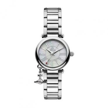Vivienne Westwood Silver Mother of Pearl Orb Watch
