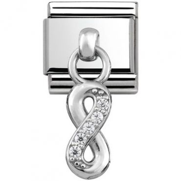 Nomination Silver Hanging Infinity Charm