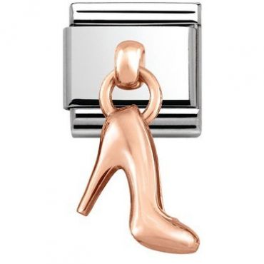 Nomination Rose Gold Hanging Stiletto Charm - Stainless Steel