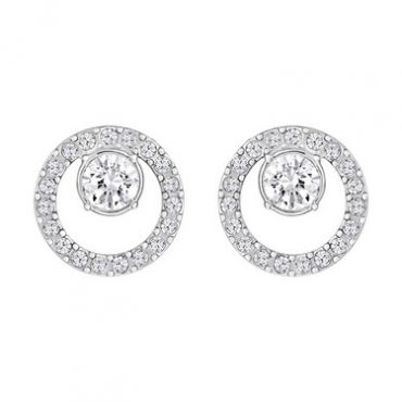Swarovski Creativity Rhodium Earrings