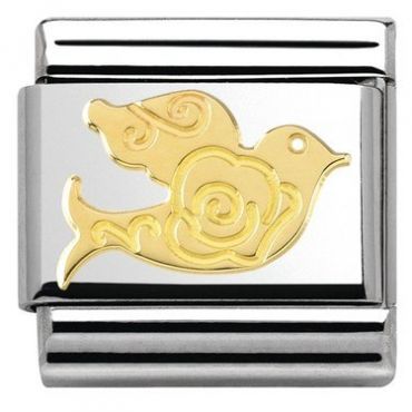 Nomination Gold Dove Charm