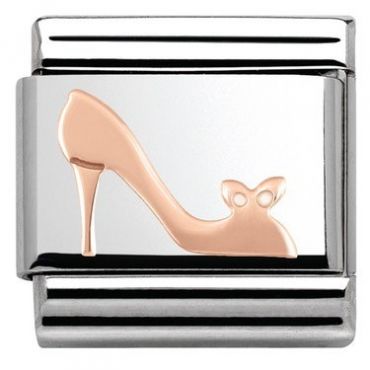 Nomination Rose Gold Heel Shoe Charm - Stainless Steel