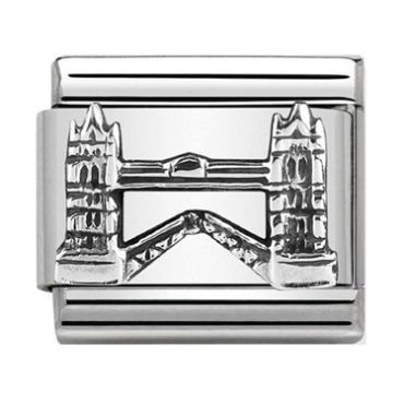 Nomination Tower Bridge Charm - Stainless Steel