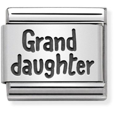 Nomination Silver Granddaughter Charm
