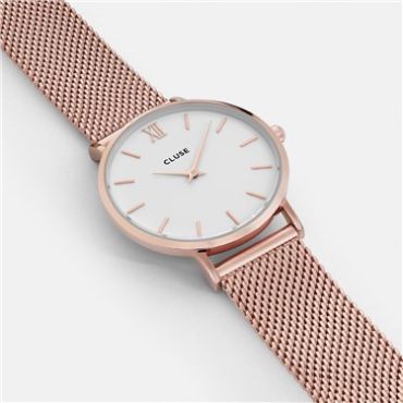 CLUSE Minuit Rose Gold Watch