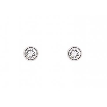 Ted Baker Sinaa Crystal Silver Stud Earrings