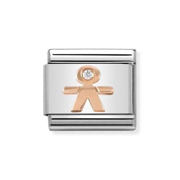 Nomination Rose Gold Little Boy Charm
