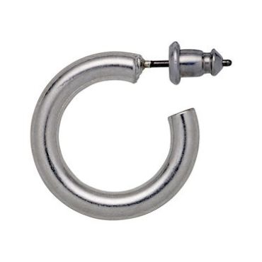 Pilgrim Dolag Silver Plated Hoop Earrings