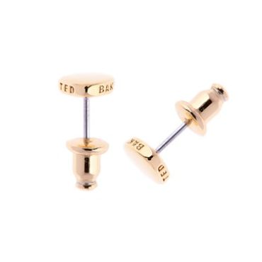 Ted Baker Harly Tiny Heart Gold Stud Earrings