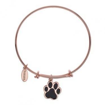Karma Guide Dogs NI Paw Rose Gold Bangle