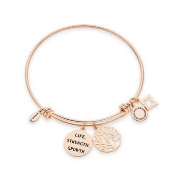 Karma Rose Gold Tree Bangle