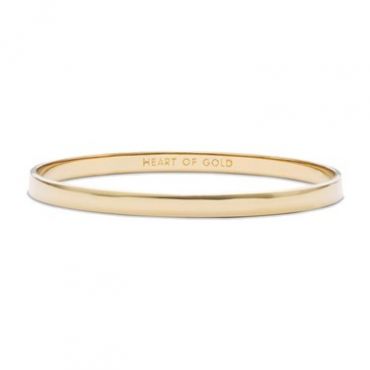 Kate Spade New York Heart Of Gold Idiom Bangle