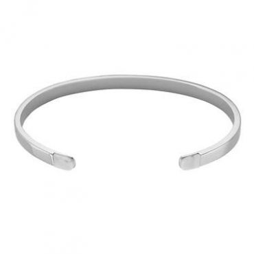 CLUSE Idylle Silver Marble Open Cuff Bracelet