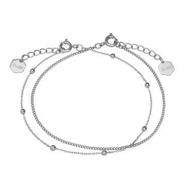 CLUSE Silver Set of Two Fine Bracelets