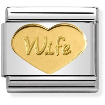Nomination Gold Wife Charm