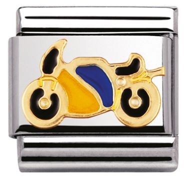 Nomination Motorbike Charm - Stainless Steel