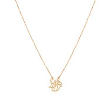 August Woods Rose Gold Love Script Necklace - Assorted