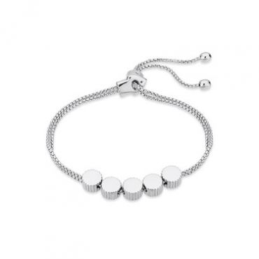 August Woods Silver Crystal Ball Bracelet - Assorted