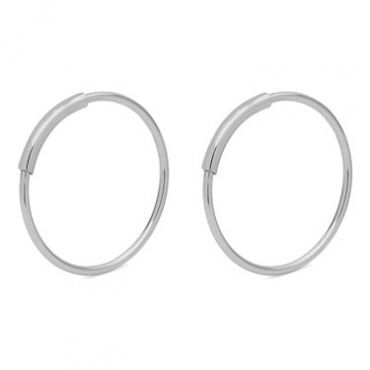 Pilgrim Silver Raquel Hoop Earrings