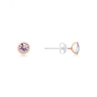 Karma Rose Gold June Stud Earrings