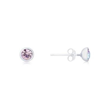 Karma Silver December Stud Earrings