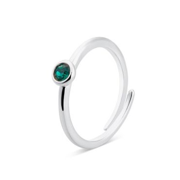 Karma Silver May Adjustable Ring