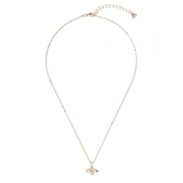 Ted Baker Bellema Brushed Gold Bumble Bee Necklace - Adjustable