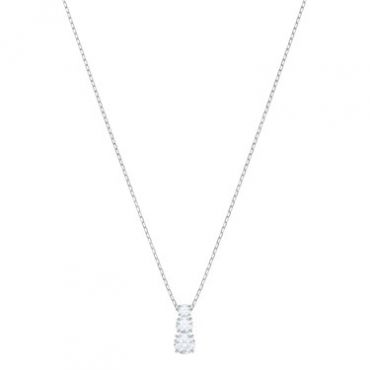 Swarovski Attract Trilogy White Necklace - 45cm