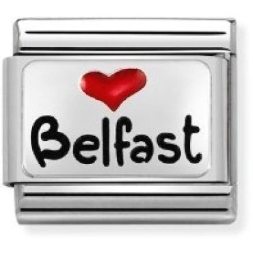 Nomination Heart Belfast Charm