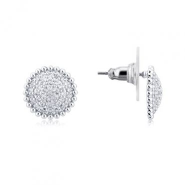 August Woods Silver Sparkle Earrings