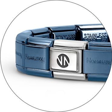 Nomination Blue Classic Composable Bracelet - 20 Links / 18cm