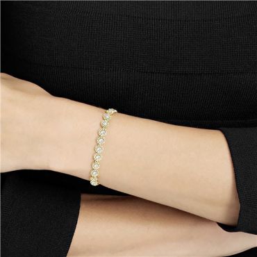 Swarovski Angelic Gold Bracelet - One Size