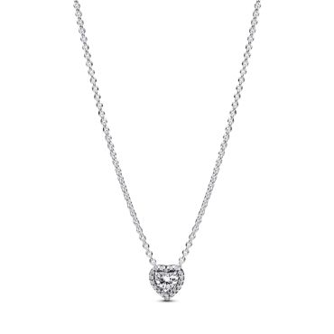 Pandora Elevated Heart Necklace - 45cm