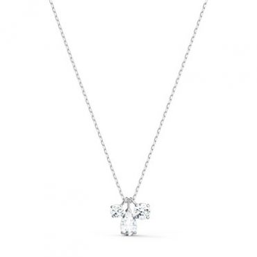 Swarovski Attract Silver Cluster Necklace - One Size