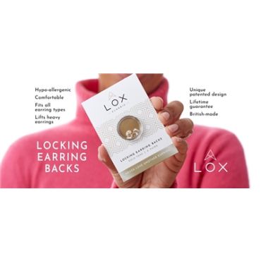 Connoisseurs Lox Gold Secure Earring Backs 2 Pairs