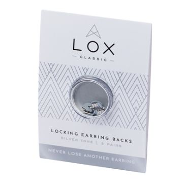 Connoisseurs Lox Silver Secure Earring Backs 2 Pairs