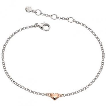 Little Star Childrens Georgiana Rose Heart Bracelet