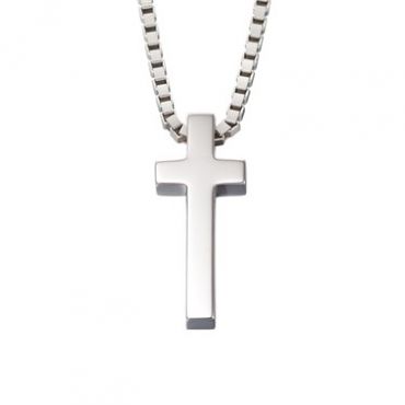 Little Star North Mens Cross Necklace - 50cm