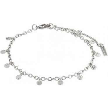 Pilgrim Silver Panna Disc Bracelet