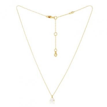 Kate Spade New York Gold Pearl Trio Prong Necklace