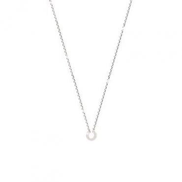 Rebecca My World Silver Carrier Necklace - Silver