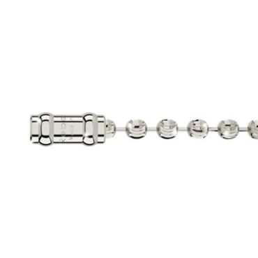 Rebecca My World Silver Milled Ball Bracelet - Silver