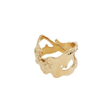 Pilgrim Gold Chunky Adjustable Ring - Adjustable