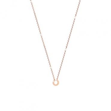 Rebecca My World Rose Gold Carrier Necklace - Rose Gold