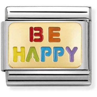 Nomination Be Happy Rainbow Charm