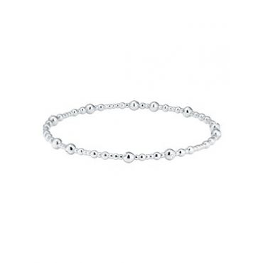 Ted Baker Silver Crystal Bubble Bangle - Silver