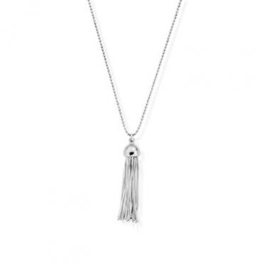 ChloBo Silver Didi Tassel Necklace - Silver