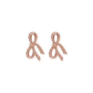 Olivia Burton Rose Gold Bow Stud Earrings